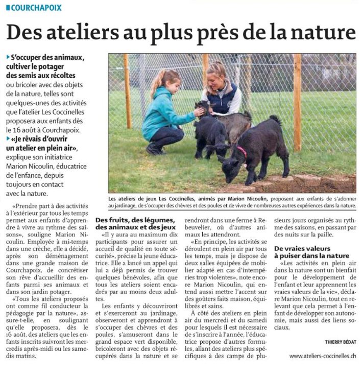 Le Quotidien Jurassien — 28 juillet 2021