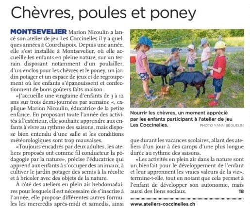Le Quotidien Jurassien — Juin 2023